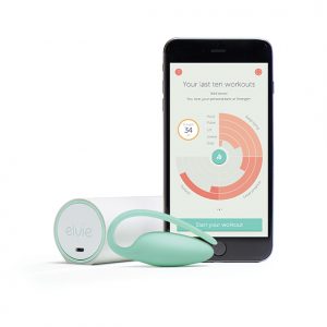 elvie-knipövning-inkontinens-bäckenbotten-träning-appstyrd-uppladdningsbar-silicon