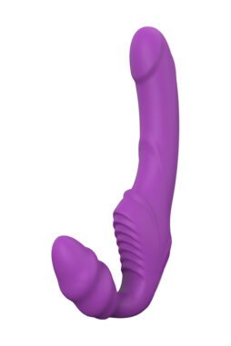 dream-toys-double-dipper-strappless-strapon-vibrator-dildo