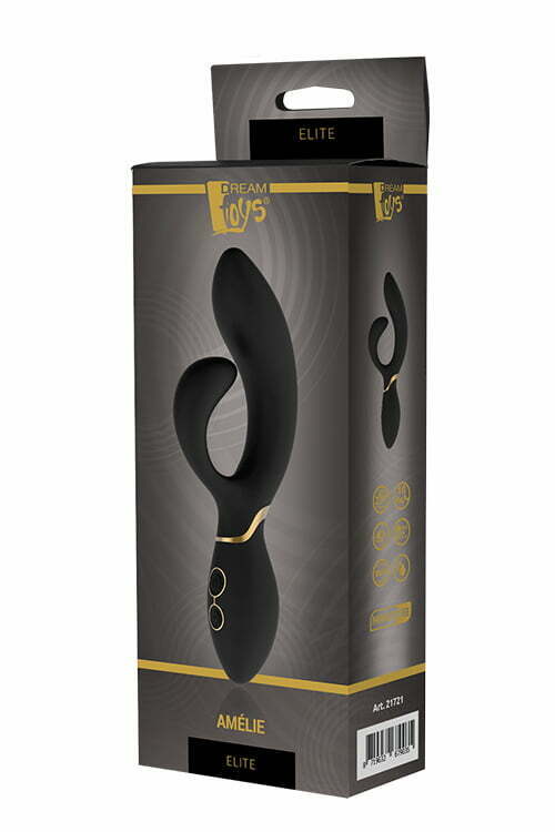 dream-toys-elite-amélie-rabbit-vibrator-dildo
