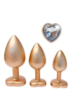 Gleaming-Love-guld-analplugg-bling-metall